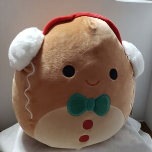 Super Cute NWT Jordan 12 inch The Gingerbread Squishmallow
